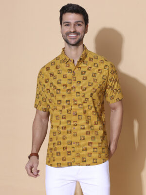 MOSHI Ajrakh Print Cotton Shirt