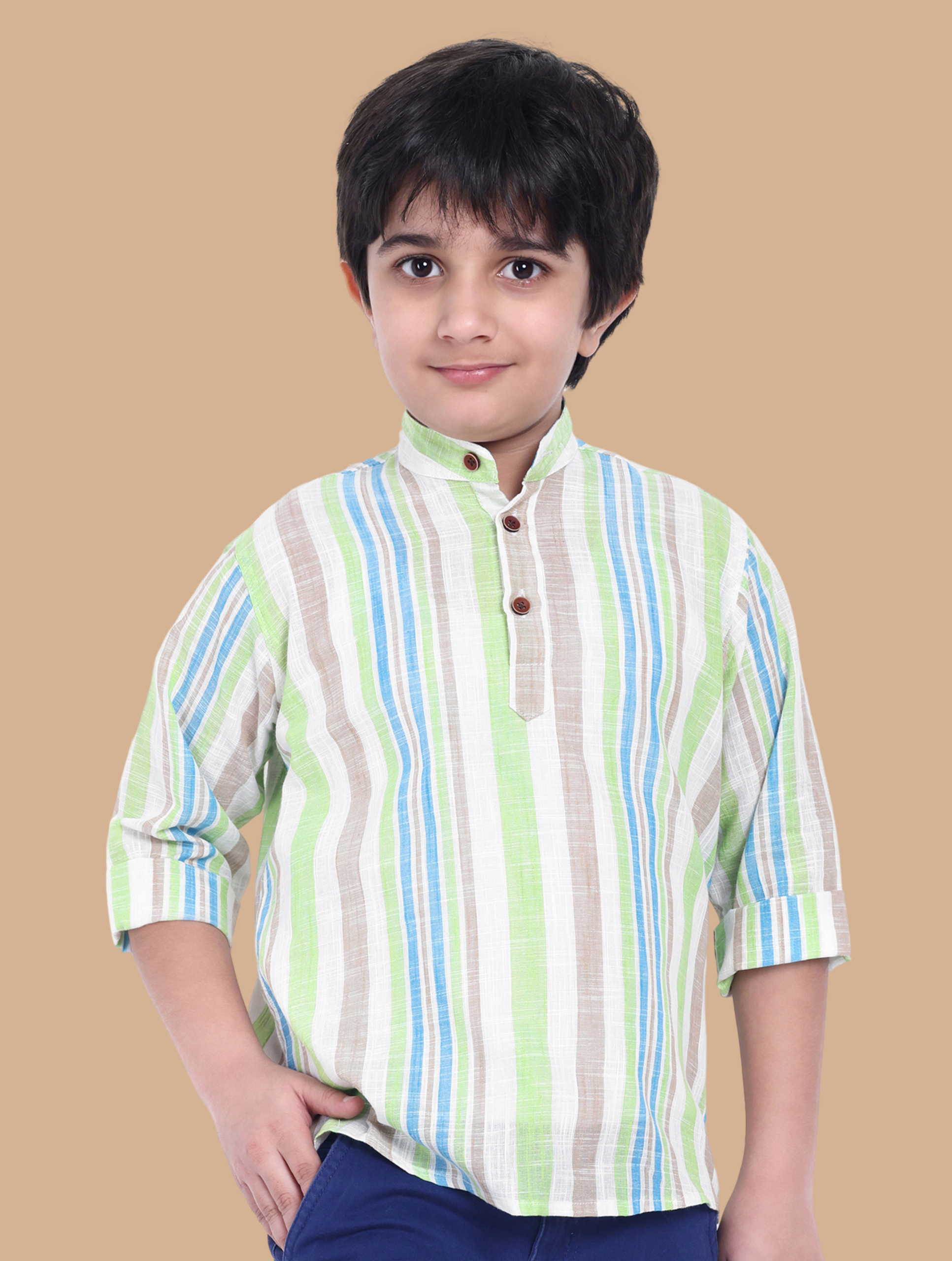 Moshi Boys Handloom Cotton Kurta