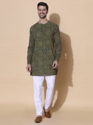 MOSHI Ajrakh Print Cotton Medium Kurta
