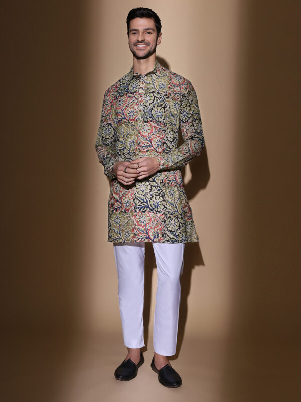 MOSHI Kalamkari Print Cotton Medium Kurta