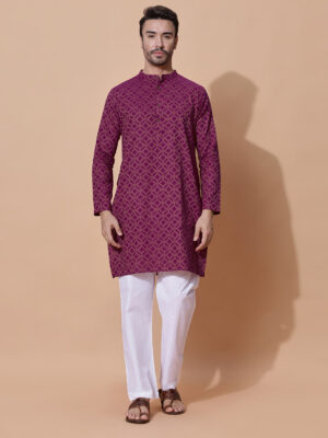 MOSHI Handloom Cotton Long Kurta