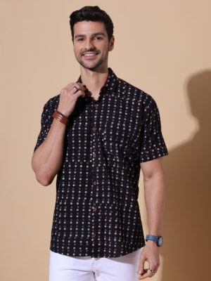 MOSHI Ajrakh Print Cotton Shirt