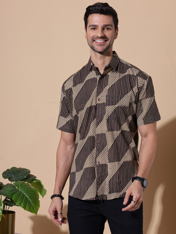 MOSHI Ajrakh Print Cotton Shirt