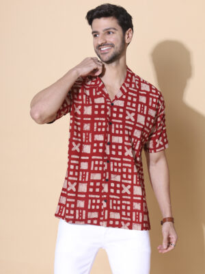 MOSHI Dabu Print Cotton Shirt